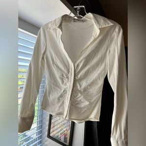 Ruched Zara Blouse
